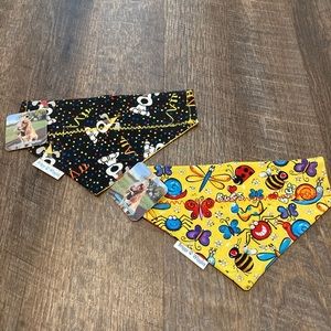 Dog Bandanas, 2 Count, Reversible-Brand New!